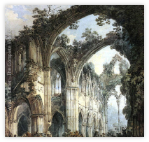 Turners painting of Tintern Abbey